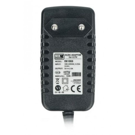 Zasilacz wtyczkowy 5V/2A EB1005 MPL