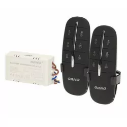 Bezprzewodowy 3-kanałowy sterownik oświetleniowy 2x pilot OR-GB-411 Orno