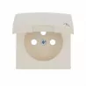 Berker Kwadrat face plate for grounded socket and cover cream 3965898992 BERKER