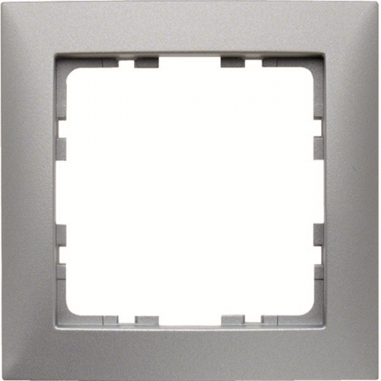 Square 1-frame silver 5310118994 BERKER