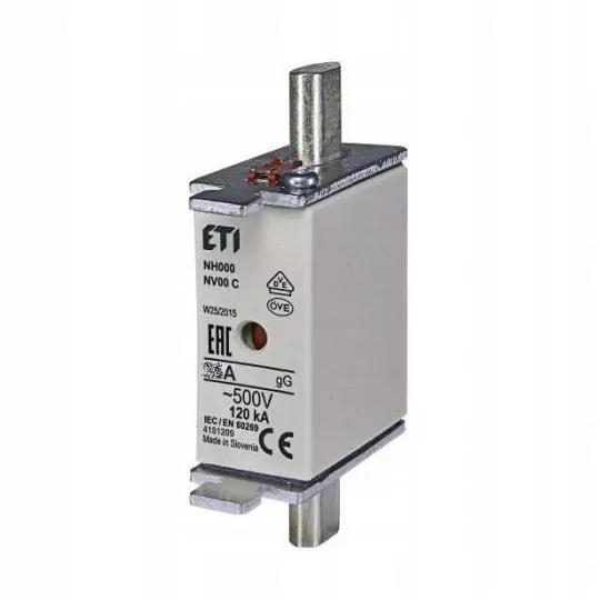 Wkładka bezpiecznikowa nożowa 40A 500V WT-00C ETI