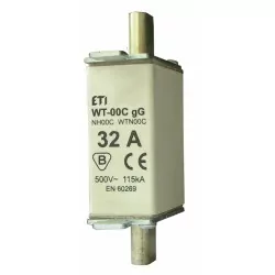 Wkładka bezpiecznikowa nożowa 35A 500V WT-00C ETI