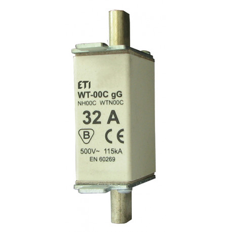 Wkładka bezpiecznikowa nożowa 35A 500V WT-00C ETI