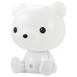 Children's LED bear night light white 2.4W 308221 Polux