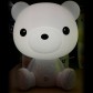Children&#39;s LED bear night light white 2.4W 308221 Polux