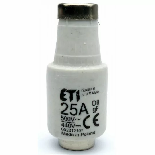 Inlet gF 25A/E27 BIWTS 500V DII ETI