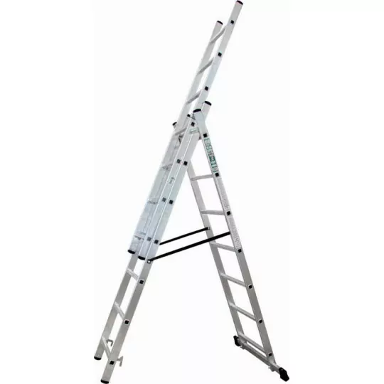 Drabina ALU. 3-element. 6m STALCO 3x11 S-40563