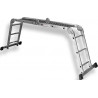 Multifunctional aluminum ladder with platform 3,4m S-40230 STALCO