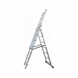 Drabina aluminiowa 3-elementowa 5,3m  3x9 S-40557 STALCO
