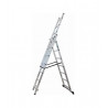 Aluminum 3 piece ladder 5,3m 3x9 S-40557 STALCO