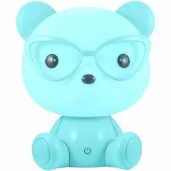 Lampka nocna dziecięca LED MIŚ niebieski 2,5W 308252 Polux