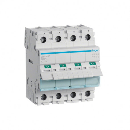 Rozłącznik izlacyjny SBN490 4P 100A Hager