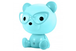 Lampka nocna dziecięca LED MIŚ niebieski 2,5W 308252 Polux