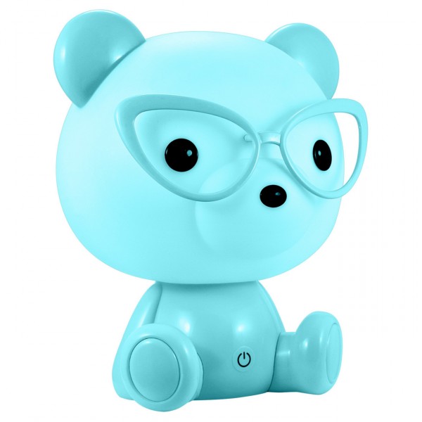 Lampka nocna dziecięca LED MIŚ niebieski 2,5W 308252 Polux