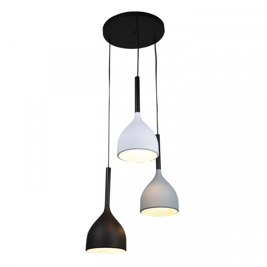 AVOLA 3xE27 pendant lamp over table 3 colors 316585 IL MIO POLUX