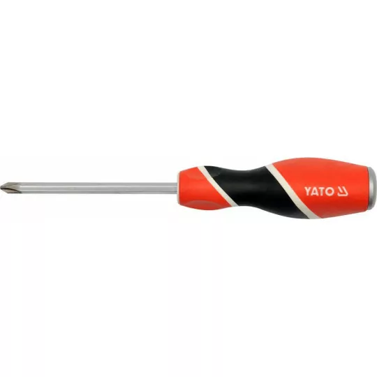 Wkrętak krzyżowy do pobijania PH2x150mm YT-25994 YATO Wkrętak krzyżowy do pobijania PH2x150mm YT-25994 YATO