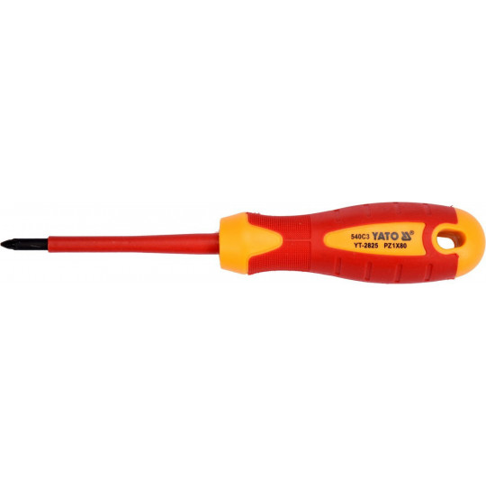 Phillips screwdriver PZ1x80mm insulated 1000V YT-2825 YATO