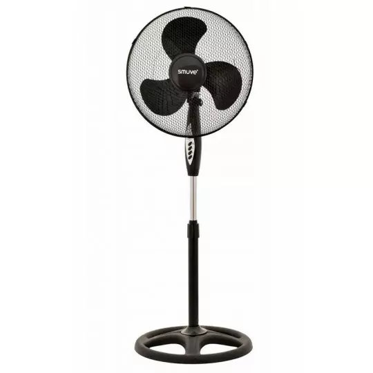 Floor fan 45W black remote SMUVE AIR
