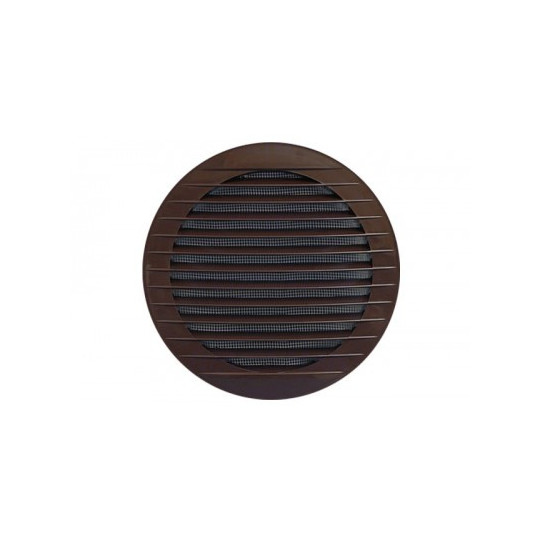 Round ventilation grille KRO 100/B brown Dospel
