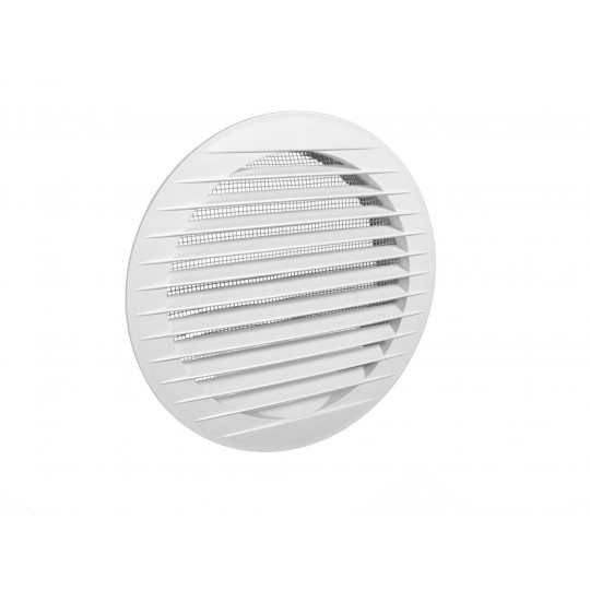 Round ventilation grille KRO 125 white Dospel