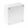 Puszka biała natynkowa 110x110x35 z gumami 051-01 ViPlas