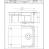 Flush-mounted box GW 48007 with cover 48 PT 294x152x70 IP70 SIMET