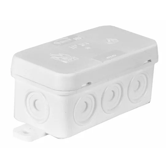 Puszka natynkowa 85x45x39mm IP54 biała N8 83008006 Simet