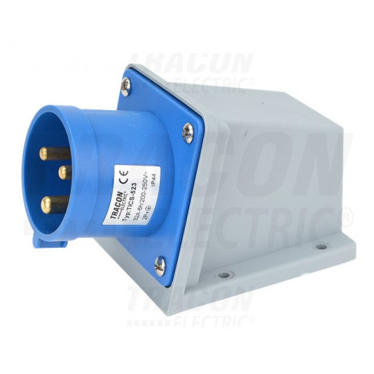 Industrial camper plug surface-mounted 32A 2P+E IP44 TICS-523 Tracon