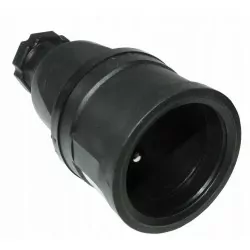Gniazdo gumowe kamper 16A 2P+Z przenośne IP44 2410-SW PCE