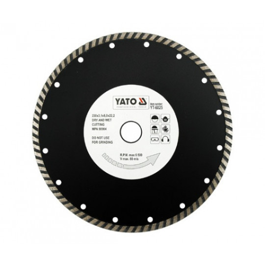 Diamond disc 1x8.0x22 2mm turbo YT-6025 YATO