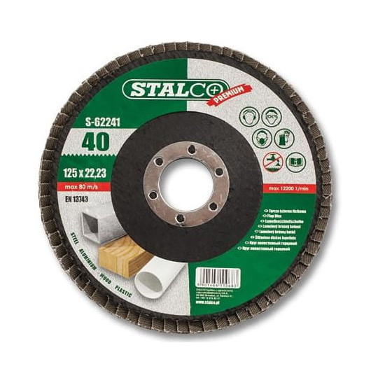 Flap disc 125 GR.60 ALOTEX S-62244 STALCO