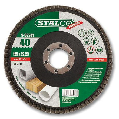 Tarcza listkowa 125 GR.100 ALOTEX S-62250 Stalco