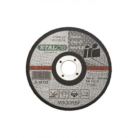 Tarcza do cięcia metalu 125x1 S-59025 Stalco