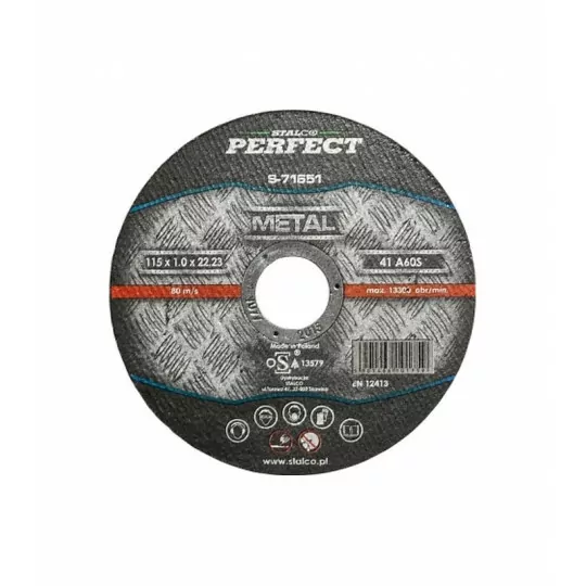 Metal cutting disc 115x1.0 S-71651 Stalco