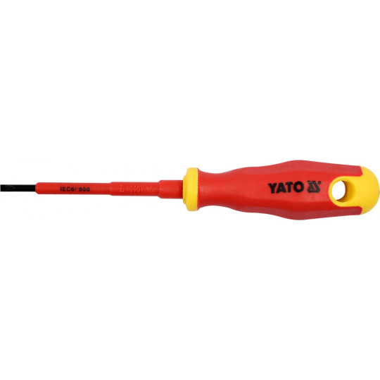 Flathead screwdriver 3.0x75mm insulated 1000V YT-2815 YATO