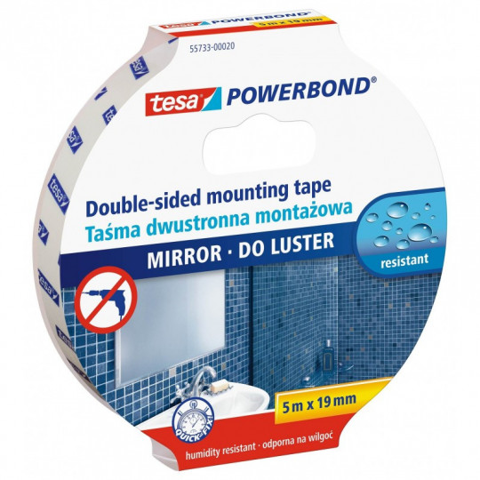 TESA 5m PowerBond Mirror Mounting Tape