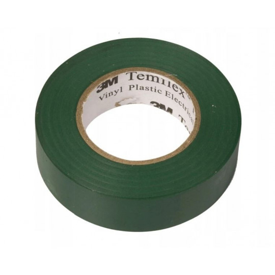 Insulating tape 19x20/18x20 green TEMFLEX
