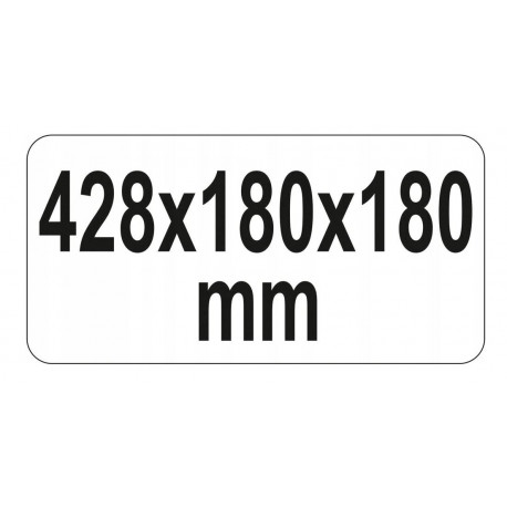 Skrzynka narzędz.  460x200x180 YATO YT-0884