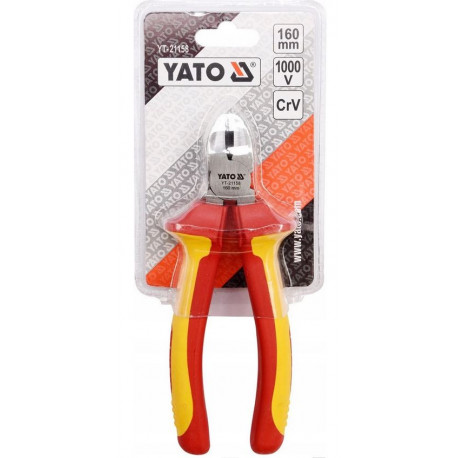 Szczypce tnące boczne 160mm 1000V YT-21158 YATO