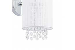 LANA White E14 40W Italux crystal wall lamp