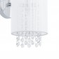 LANA White E14 40W Italux crystal wall lamp