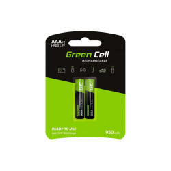 Akumulatorki 2xAAA HR03 950mAh Green Cell GR07