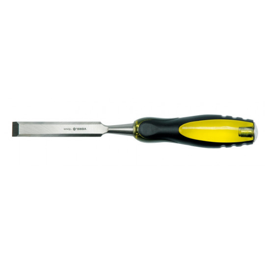 Carpenter's chisel 12mm black and yellow 65Mn 25513 Vorel