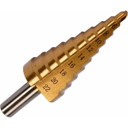 Step drill bit 4-22mm titanium YT-44741 Yato