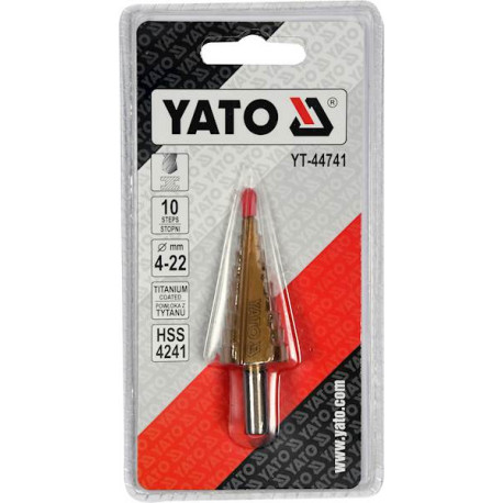 Wiertło stopniowe 4-22mm tytanowe YT-44741 Yato