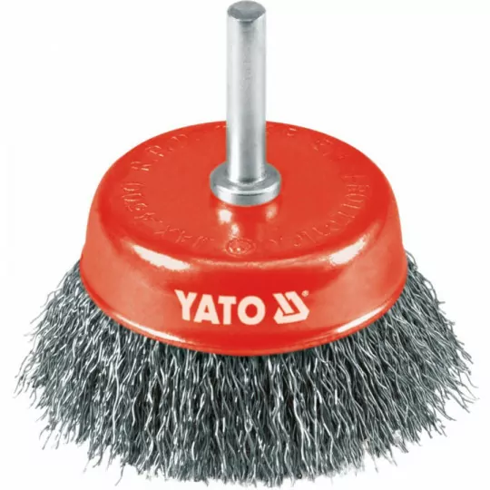 Szczotka czołowa z trzpieniem YT-4751 YATO