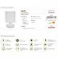 Lampka biurkowa PATI White E14 40W STRUHM