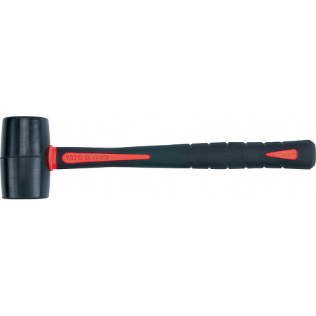 Młotek gumowy 440g trzonek z włókna szkl. YT-4594