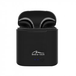 Słuchawki bezprzewodowe z powerbank MT3589K black MEDIA-TECH