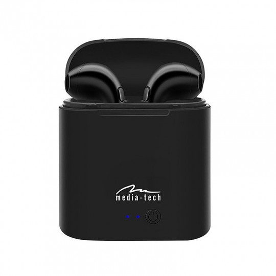 Wireless headphones with powerbank MT3589K black MEDIA-TECH